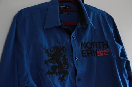 Tmavo modrá košeľa smog m, new yorker,m