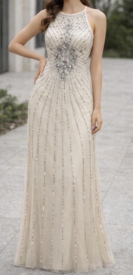 Champagne slávnostne šaty, m