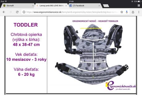 Lenny lamb toddler rainbow light ergonomicky nosic, lennylamb