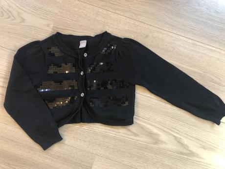 Krátky svetrík s flitrami, tu,98