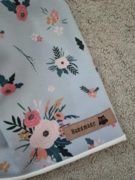 Handmade čiapka kvietky - nová, 98 / 104 / 110 / 116