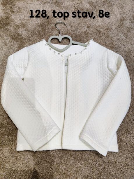 Sviatočné bolerko/kabátik, 128