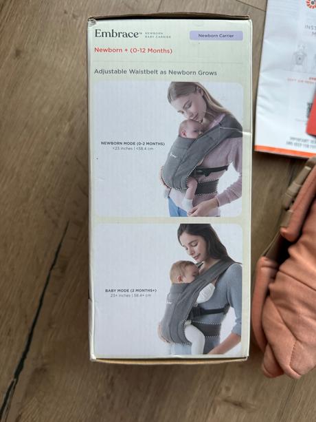 Ergobaby embrace mäkký nosič pre novorodenca, ergo baby
