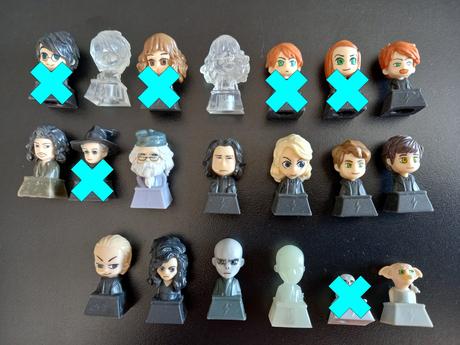 Harry potter - postavičky z lídla, 