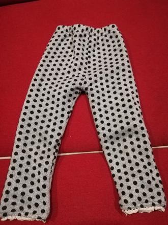 2x zateplené nohavice, 98