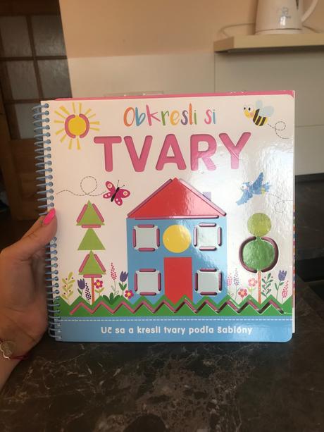 Nová kniha - obkresľovanie tvarov, 