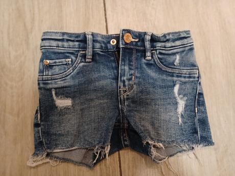 Riflové šortky, denim,104