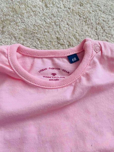 Trička a dlhým rukávom tom tailor (vel 68,74) 2ks, tom tailor,74