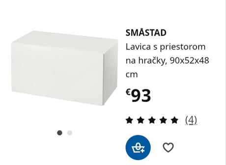 Lavica s priestorom na hračky, 