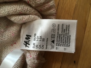 Set čiapka a nákrčník 86/98, h&m,86