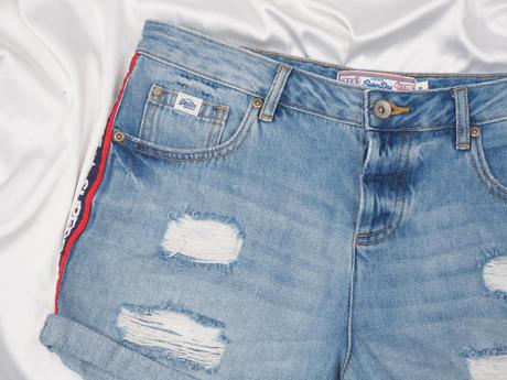 Kvalitné riflové kraťasy superdry, superdry,s