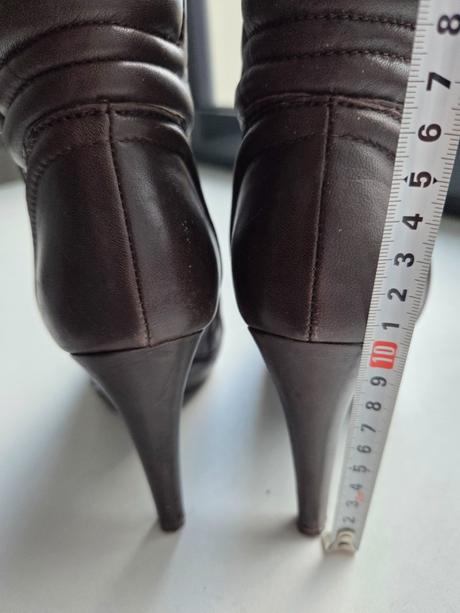 Kožené kotničky, guess,36