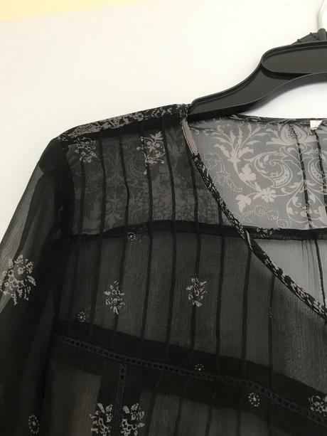 Priesvitná mušelínová blúzka, xl