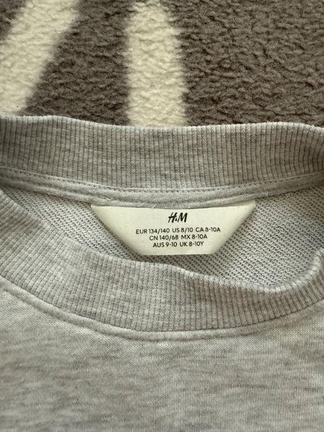 Crop mikina, h&m,134