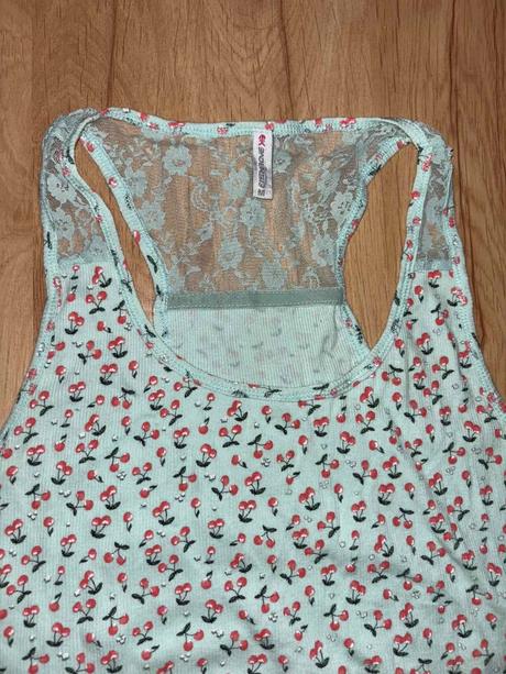 Čerešničkové tielko, fishbone,m