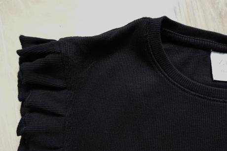 Vrúbkované tričko zara, zara,152