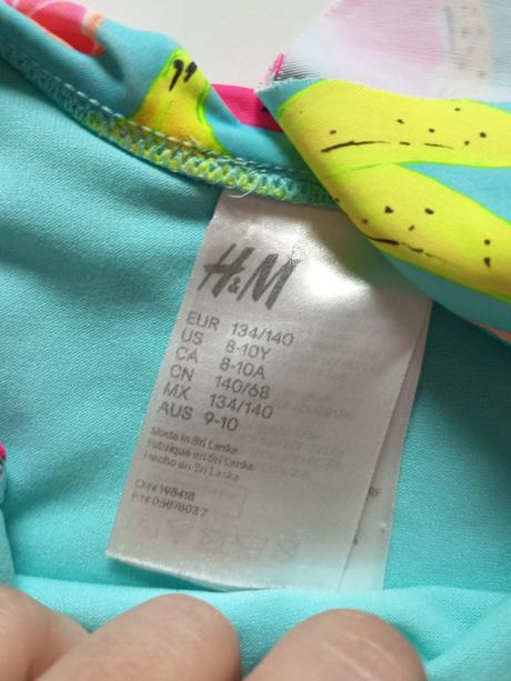 Plavky vrch, h&m,134