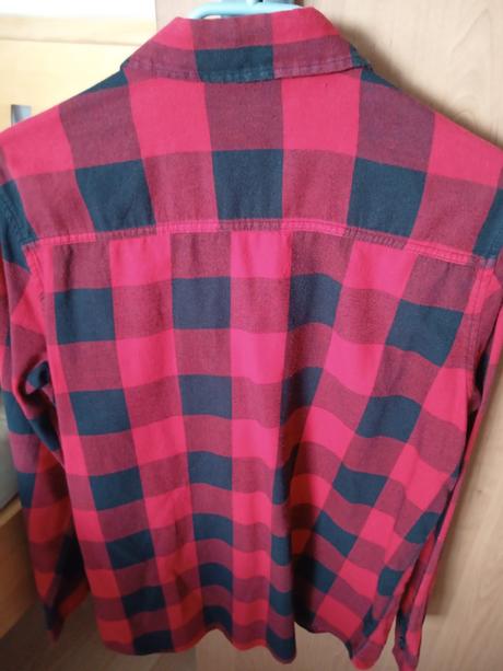 Kockovana bavlnena kosela, h&m,164