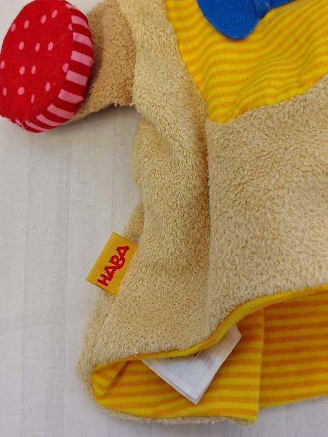 Hudobná maňuška opička s činelmi, haba, 29 cm, 