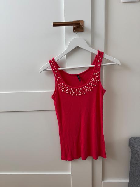 Korálkové tričko, amisu,s