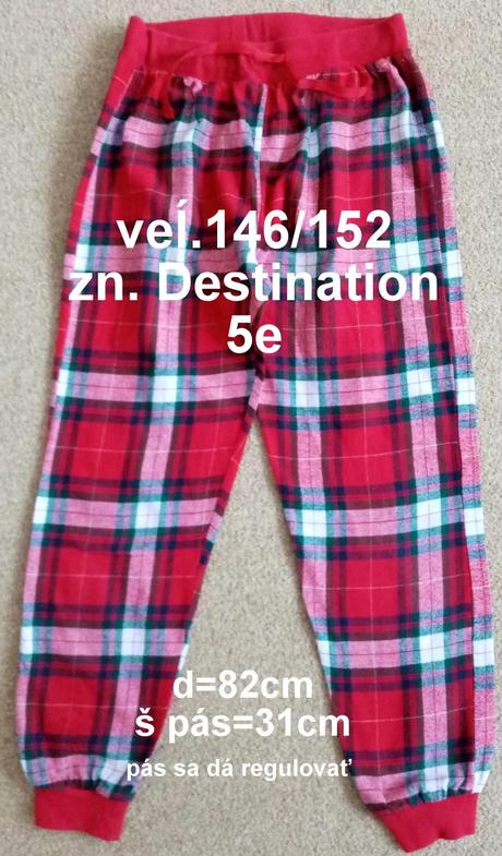 Nohavice, veĺ.152, zn. destinational, 152