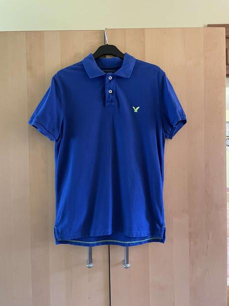 Pánske modré tričko č.m, american eagle,m