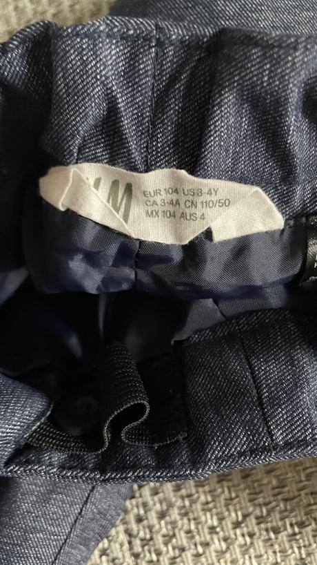 Nohavice do dazda h&m v.104, h&m,104