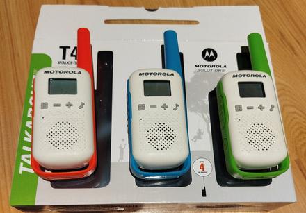 Vysielačky 3ks. motorola,