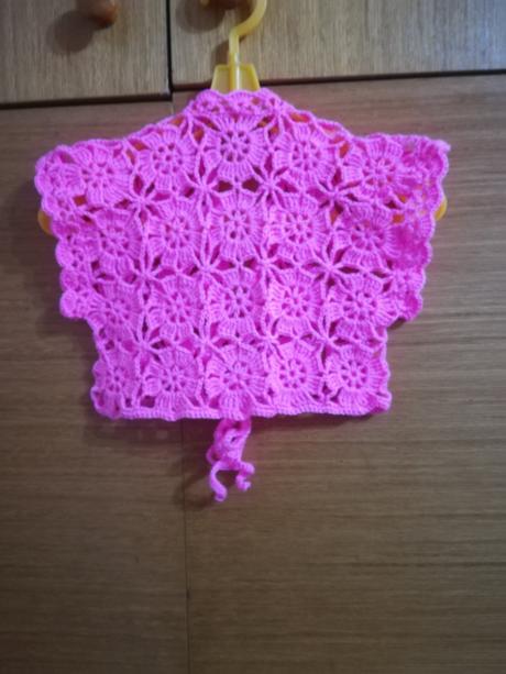 Detská háčkovaná vestička 12, <50