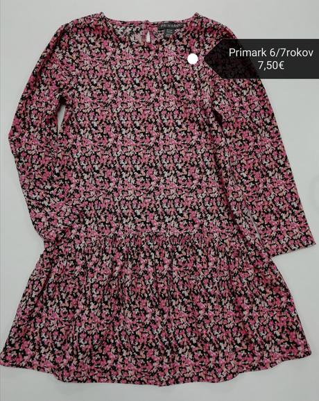 Kvetinové šaty, primark,122