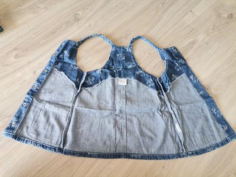 Dievčenské riflove šaty minnie, disney,92