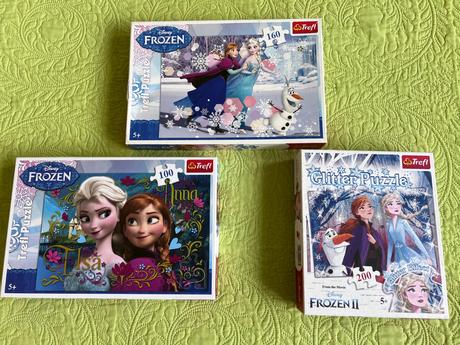 Puzzle frozen (ľadové kráľovstvo) 100 / 160 / 200, 