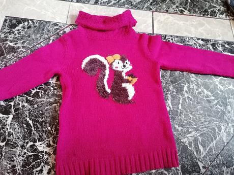 Pulóver pre dievča 110, palomino,110