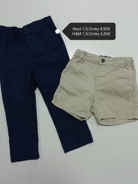 Béžové kraťasy, h&m,92