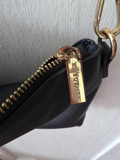 Crossbody kožená kabelka, ralph lauren