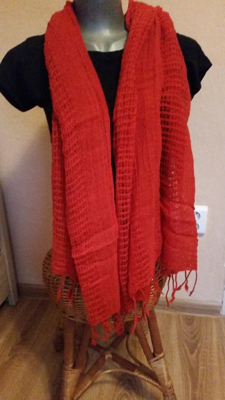 Červená šála, xxxl