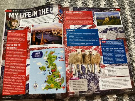 Anglický jazyk časopisy a cd,