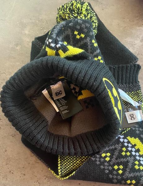 Zimná čiapka so šálom batman h&m, h&m,140