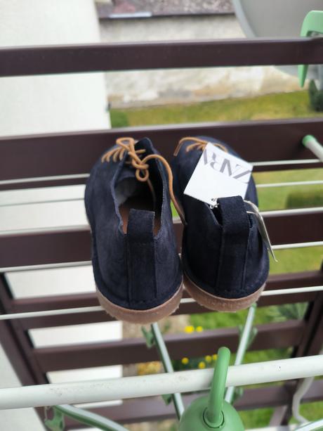 Kožené mokasiny, zara,35