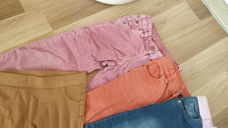 Balík mix nohavice, tričko, legíny,110, 104–116