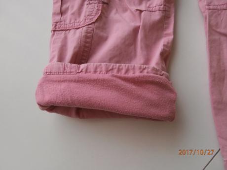 Nohavice 4-5 rokov podšité bavlnou, pretty girl,110