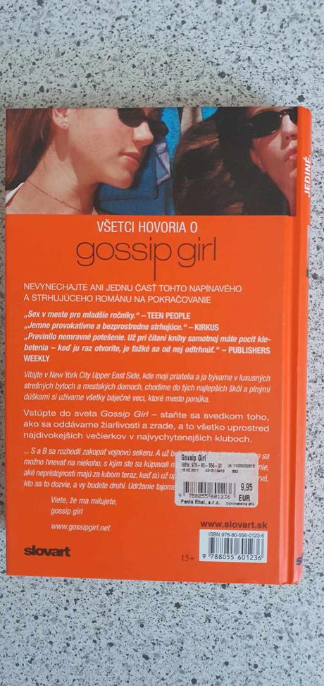 Kniha gossip girl jedine co chcem, je vsetko, 