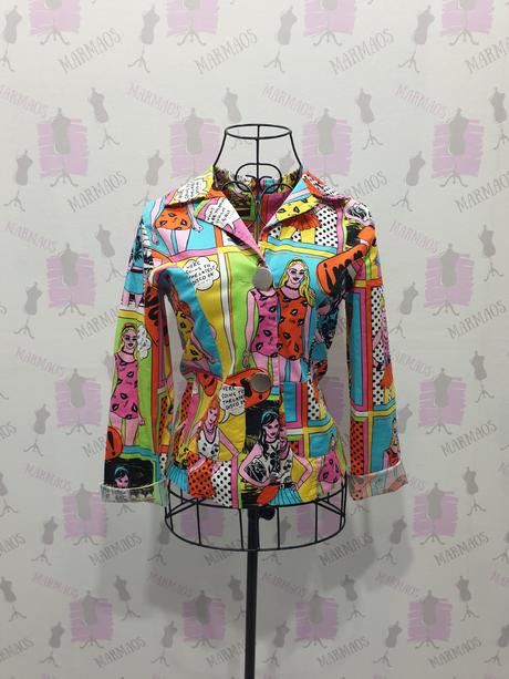 Farebné sako xs, xs