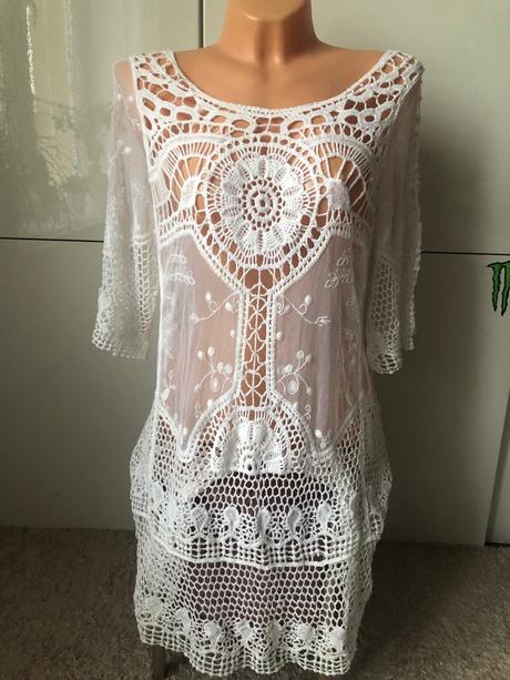 Krásny luxusné šaty na plavky uni, m