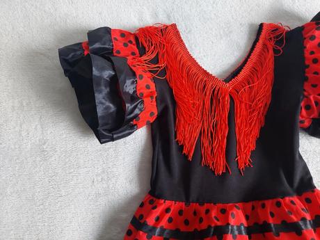 Tanečnica flamenco karnevalové šaty veľ.86-98, 