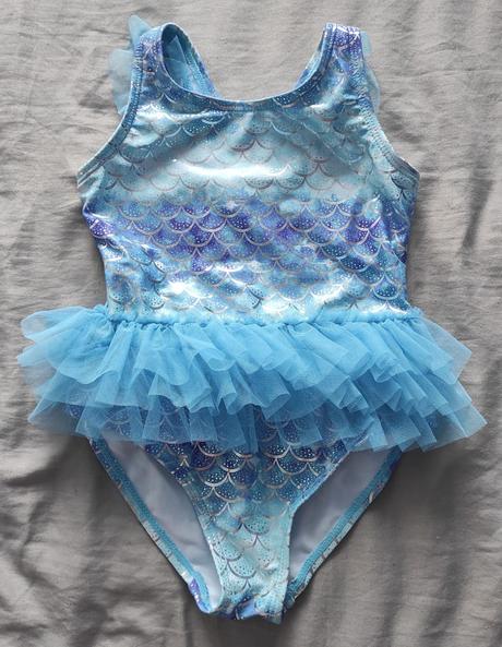 Svetlomodré plavky so sukničkou, f&f,110