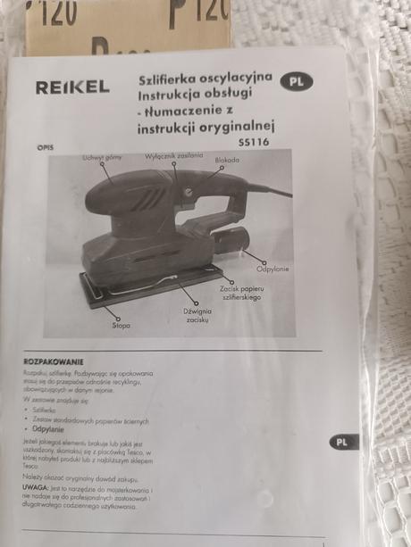 Reikel vibračná brúska,