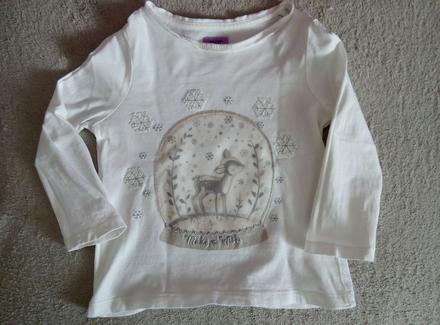 Tričko so zimným motívom, f&f,86