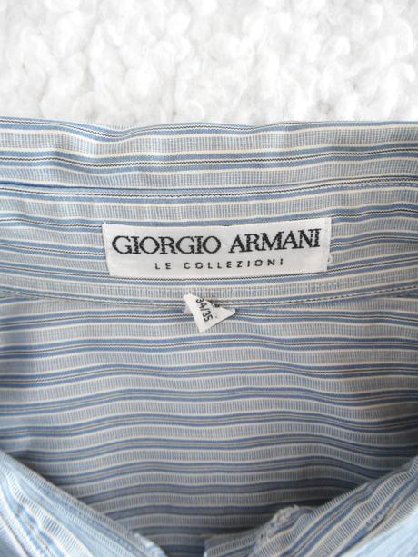 Pruhovaná košeľa giorgio armani veľ.34/35, 35