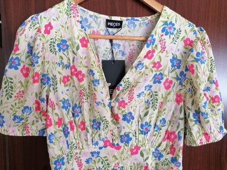 Letné kvetovane midi saty xs, s, s / xs